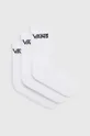 biela Detské ponožky Vans CLASSIC VANS CREW SOCK 3-pak Detský