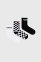 Vans skarpetki dziecięce CLASSIC VANS CREW SOCK 3-pack skarpetki długie czarny VN000EZ1Y28