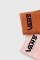 Vans skarpetki dziecięce DROP V CLASSIC SOCK 2-pack brązowy