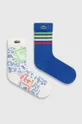 modrá Detské ponožky Lacoste 2-pak Detský