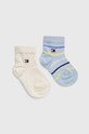Tommy Hilfiger skarpetki dziecięce 2-pack skarpetki krótkie niebieski 701227326.PPYH