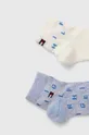 Otroške nogavice Tommy Hilfiger 2-pack modra