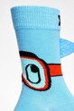 Chłopiec Happy Socks skarpetki dziecięce Kids Shark Sock P000661 niebieski