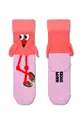 ružová Detské ponožky Happy Socks Kids Flamingo Sock Detský