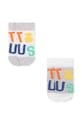 Tous skarpetki niemowlęce 2-pack SSocks.2003 szary SS24