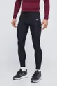 czarny adidas Performance legginsy treningowe Techfit Męski