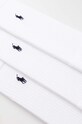 Ponožky Polo Ralph Lauren 3-pack 449655211 bílá SS24
