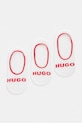 HUGO férfi bokazokni 3-as csomag fehér 50514921