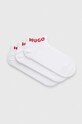 HUGO șosete 3-pack sosete scurte alb 50516405