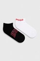 HUGO zokni 2 db rövid zokni fekete 50514116