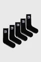 μαύρο Κάλτσες Quiksilver 5-pack Ανδρικά