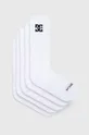 biela Ponožky DC 5-pak Pánsky