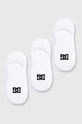 DC sosete 3-pack sosete scurte alb ADYAA03191