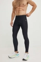 nero Mizuno leggins da corsa Impulse Core Uomo