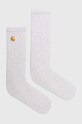 Ponožky Carhartt WIP Chase Socks dlouhé ponožky šedá I029421.00JXX