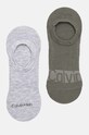 Ponožky Calvin Klein 2-pack krátké ponožky zelená 701226648