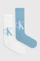 modrá Ponožky Calvin Klein Jeans 2-pak Pánsky