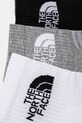 The North Face calzini pacco da 3 NF0A882G3OW1 nero SS24