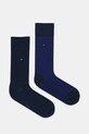 Tommy Hilfiger skarpetki 2-pack melanż niebieski 701226104