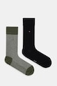 Ponožky Tommy Hilfiger 2-pack směs zelená 701226104