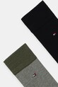 Ponožky Tommy Hilfiger 2-pack 701226104 zelená AW25