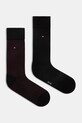 Чорапи Tommy Hilfiger (2 чифта) меланж бордо 701226104