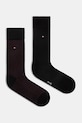 Ponožky Tommy Hilfiger 2-pack směs burgundské 701226104