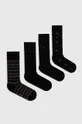 čierna Ponožky Tommy Hilfiger 4-pak Pánsky