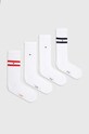 Ponožky Tommy Hilfiger 4-pak dlhé ponožky biela 701227433