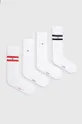 bela Nogavice Tommy Hilfiger 4-pack Moški