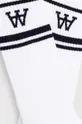 Чорапи Wood Wood Con (2 чифта) бял