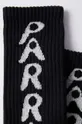 Čarape by Parra Hole Logo Crew Socks crna