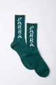 zielony by Parra skarpetki Hole Logo Crew Socks Męski