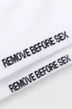 032C sosete Remove Before Sex Socks alb