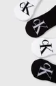 Ponožky Calvin Klein Jeans 4-pak čierna
