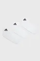 biały adidas skarpetki 6-pack Unisex