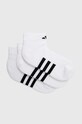 Čarape adidas Performance 3-pack bijela HT3450