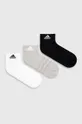 sivá Ponožky adidas 3-pak Unisex