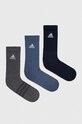 Ponožky adidas 3-pak C SPW CRW 3P dlhé ponožky modrá IP2634