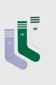 фіолетовий Шкарпетки adidas Originals 3-pack Unisex