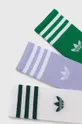 Ponožky adidas Originals 3-pak fialová