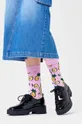 Шкарпетки Happy Socks Pineapple Sock фіолетовий