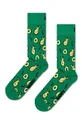 zelená Ponožky Happy Socks Pineapple Sock Unisex