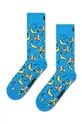 голубой Носки Happy Socks Banana Sock Unisex