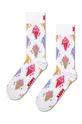 білий Шкарпетки Happy Socks Ice Cream Sock Unisex