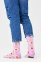 Odzież Happy Socks skarpetki Sunny Side Up Sock P000752 fioletowy