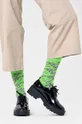 Nogavice Happy Socks Crocodile zelena