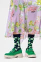 Ponožky Happy Socks Dancing Flower Sock tmavomodrá