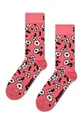 różowy Happy Socks skarpetki Dancing Flower Sock Unisex