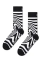 čierna Ponožky Happy Socks Dizzy Sock Unisex